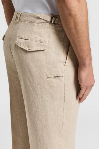 Linen canvas trousers