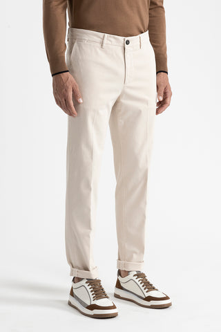 Stretch cotton chinos