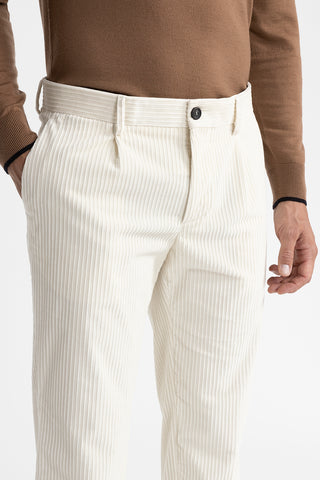 French corduroy chino trousers