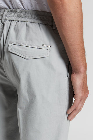 Stretch cotton canvas jogger