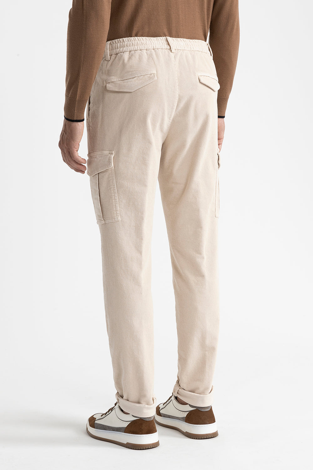 Corduroy joggers with pockets | Peserico US