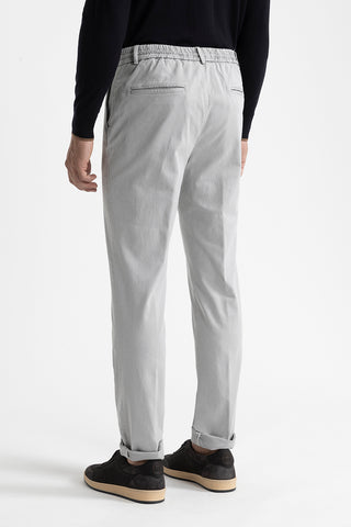 Cotton, tencel and silk joggers