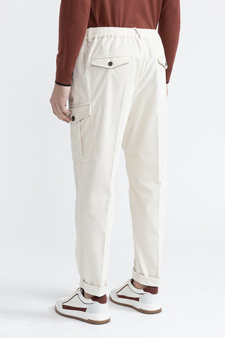 French corduroy chino trousers