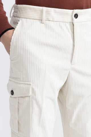 French corduroy chino trousers