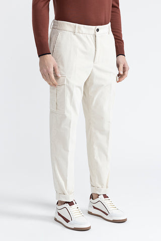 French corduroy chino trousers