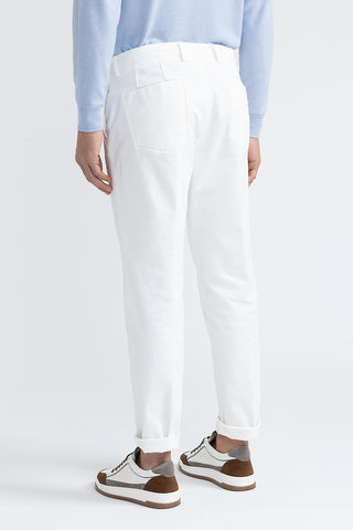 White bull denim chinos