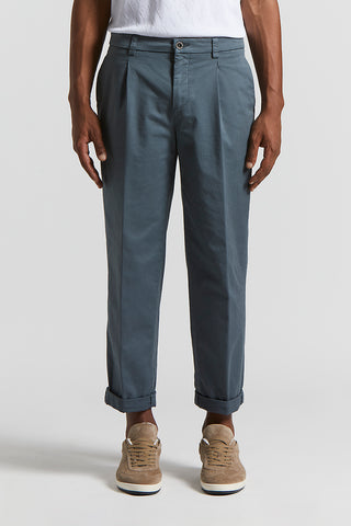 Comfort cotton gabardine trousers