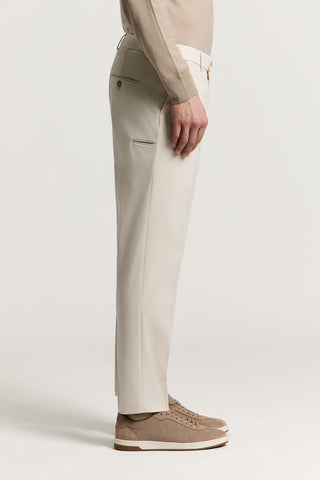 Cotton gabardine chinos