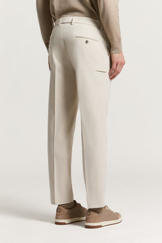 Cotton gabardine chinos