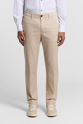 Pure cotton gabardine chino trousers