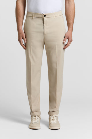 Cotton poplin jogger trousers