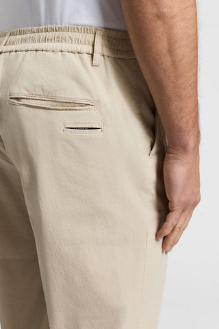 Cotton poplin jogger trousers