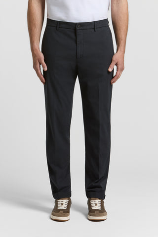 Cotton poplin jogger trousers