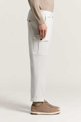 Cotton gabardine chinos
