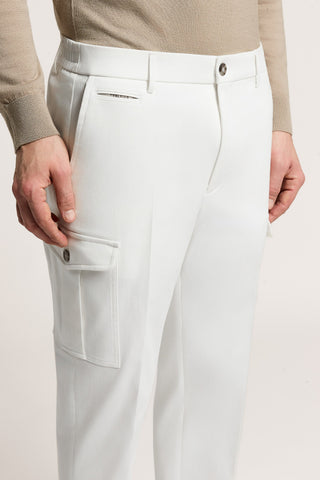 Cotton gabardine chinos