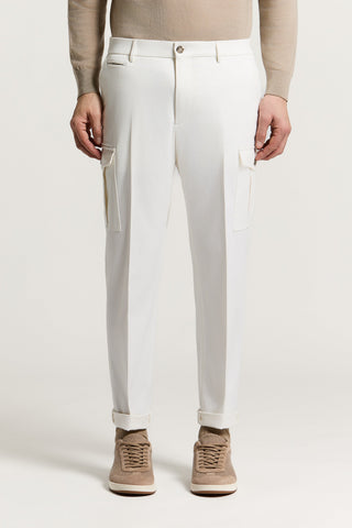 Cotton gabardine chinos
