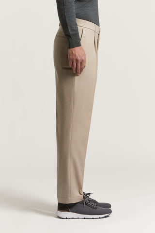 Wool and cotton gabardine trousers