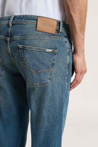 Cotton twill jeans