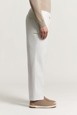 Cotton gabardine chinos