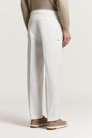 Cotton gabardine chinos