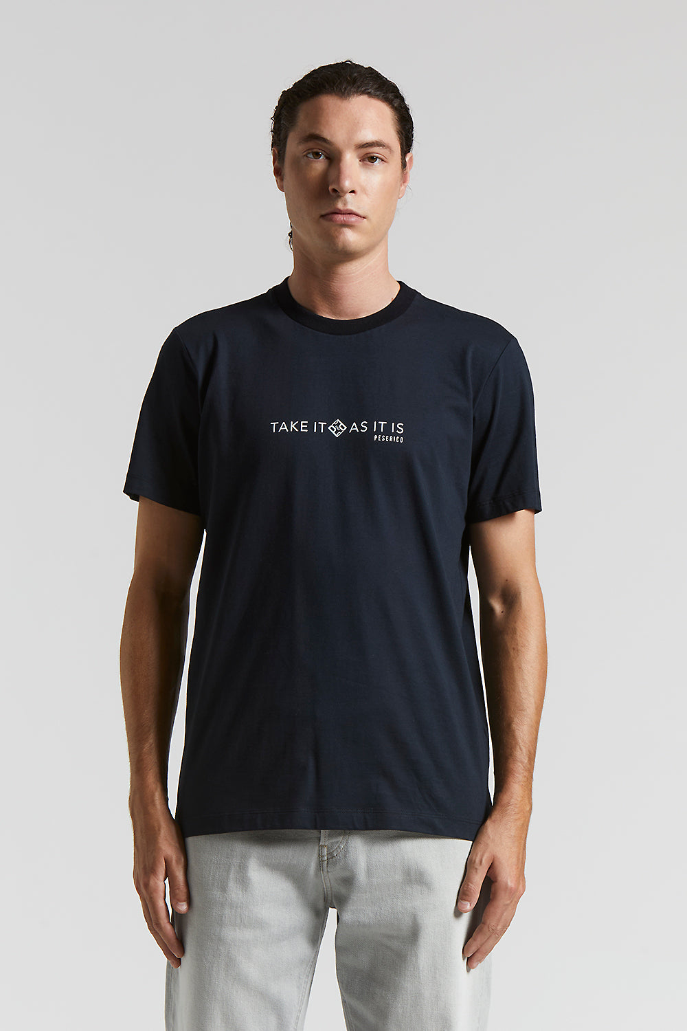 T-shirt in soft cotton jersey | Peserico US