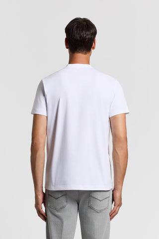 Pure cotton crewneck T-shirt