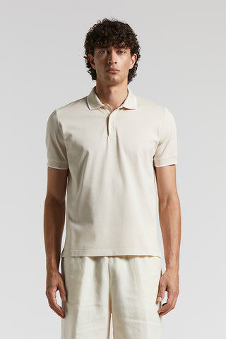 Lightweight Supima cotton piqué polo shirt