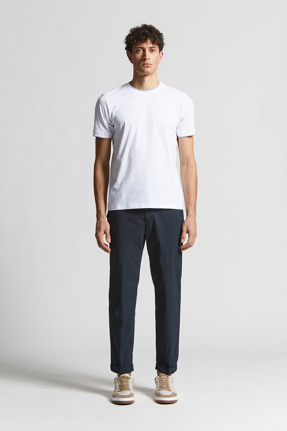 T-shirt in soft cotton jersey | Peserico US