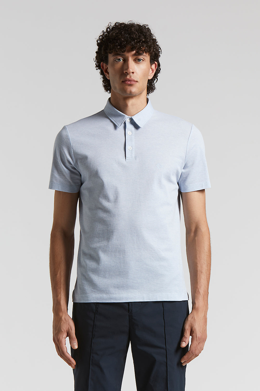Tシャツ・カットソー PESERICO SS25 Cotton-blend poplin shirt (S0679700Q4 001) Washed Organic Cotton Poplin Band Collar Shirt | EILEEN FISHER