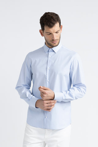 Cotton poplin shirt