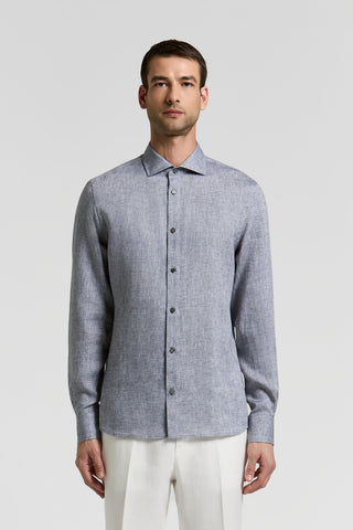 Classic shirt with spread collar