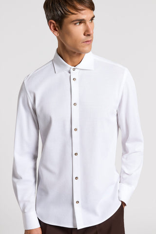 Pima cotton piquet shirt