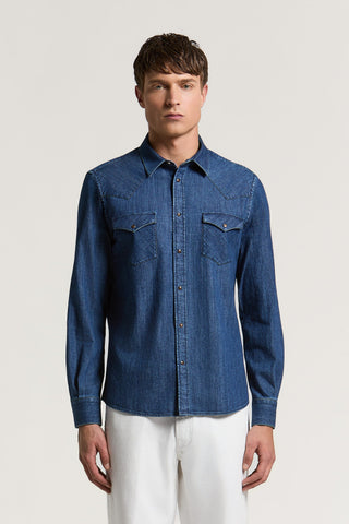 Shirt in Pure Cotton Denim