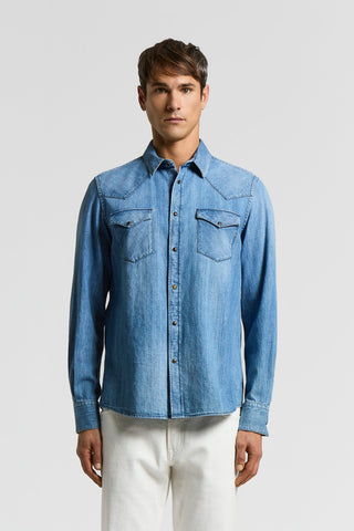 Denim Western shirt