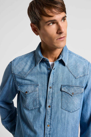 Denim Western shirt