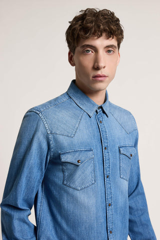 Shirt in Pure Cotton Denim