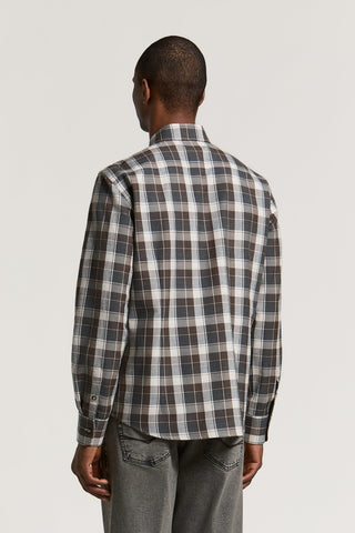 Wool and cotton flannel shirt