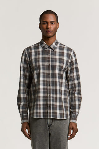 Wool and cotton flannel shirt