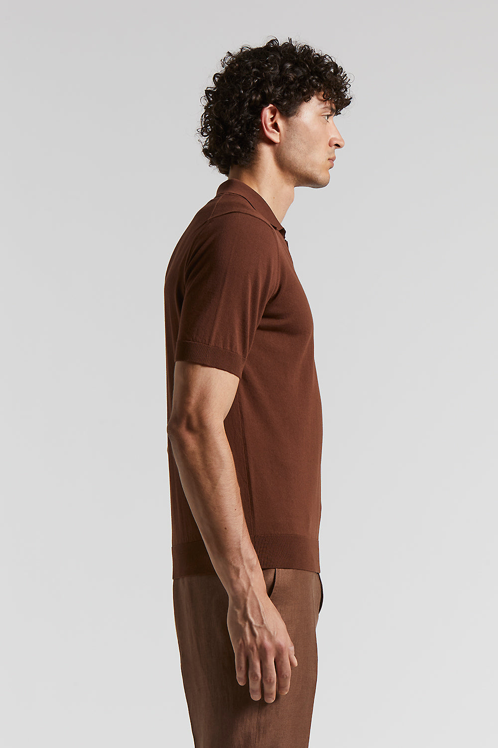 Pure cotton polo shirt | Peserico US
