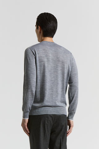Wool crew-neck jumper