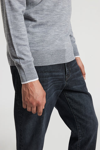 Wool polo shirt