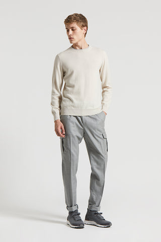 Extra-fine merino wool and cashmere jumper