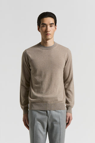 Extra-fine merino wool and cashmere jumper