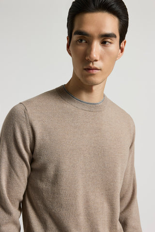 Extra-fine merino wool and cashmere jumper