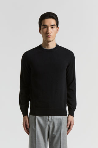 Extra-fine merino wool and cashmere jumper