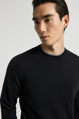 Extra-fine merino wool and cashmere jumper