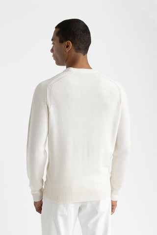 Wool crewneck sweater