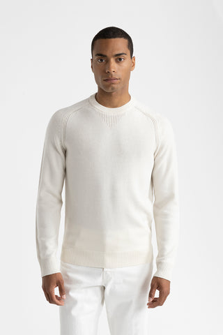 Wool crewneck sweater