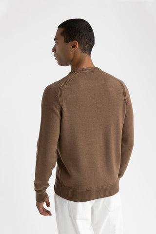 Wool crewneck sweater