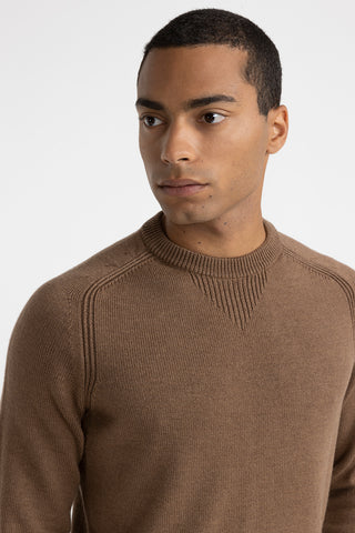 Wool crewneck sweater